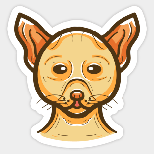 Cute chihuahua dog Sticker